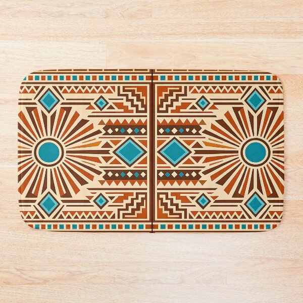 Item preview, Ancient Nabataean Sun Pattern – Petra Jordan Geometric Heritage Art designed and sold by M22--.