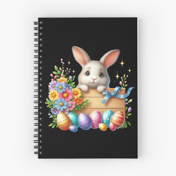 Item preview, Cute Bunny with Easter Eggs designed and sold by Codavid85.