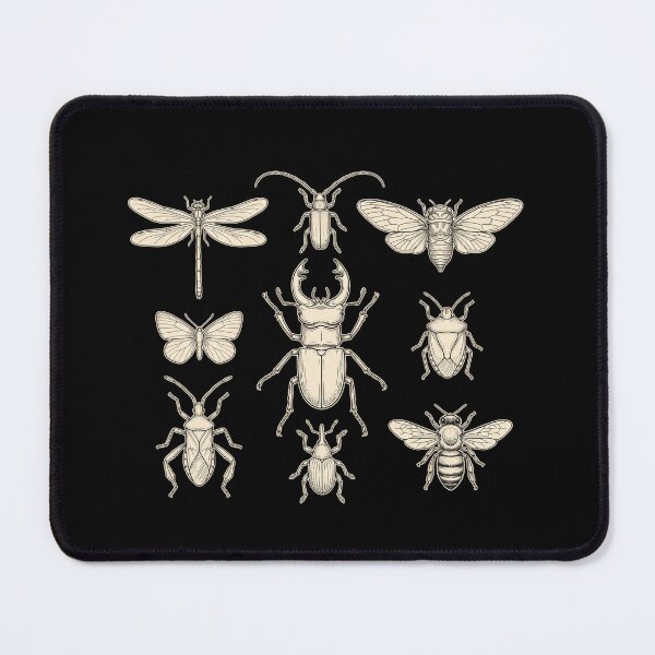 Item preview, Vintage Bug Entomology Insect Collection for Curious Nature Lovers designed and sold by FreshVibe Prints.