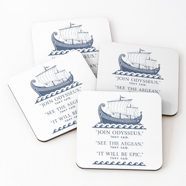 Item preview, Sarcastic Greek Odyssey Quote Ancient Ship Aesthetic designed and sold by Krasnovaovaova.