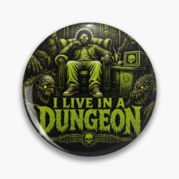 Item preview, I Live in a Dungeon Monster Lair Chaos designed and sold by Victor Shadehorn.