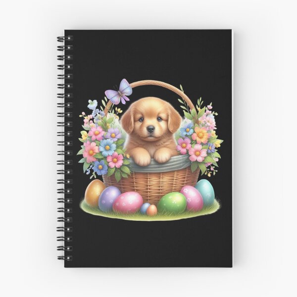 Item preview, Puppy in a Flower Basket designed and sold by Codavid85.