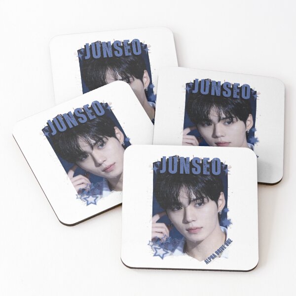 Item preview, ALPHA DRIVE ONEe (ALD1) Junseo Global KPOP Boy Group Black and White Collage Digital Art Portrait designed and sold by AJUNICE STUDIO.