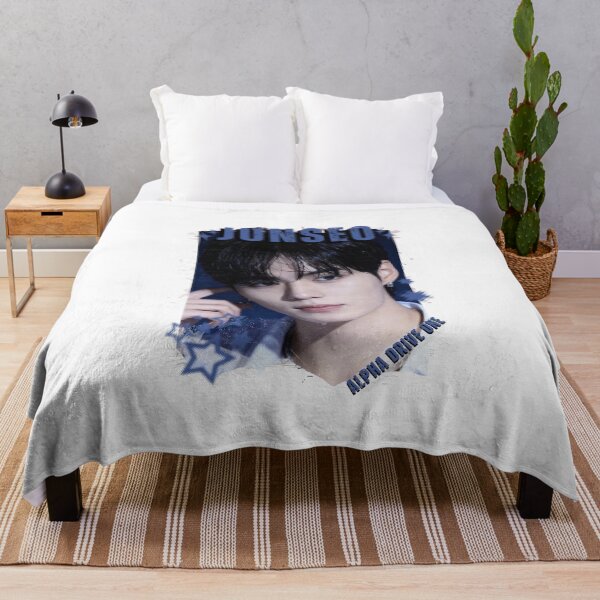 Item preview, ALPHA DRIVE ONEe (ALD1) Junseo Global KPOP Boy Group Black and White Collage Digital Art Portrait designed and sold by AJUNICE STUDIO.