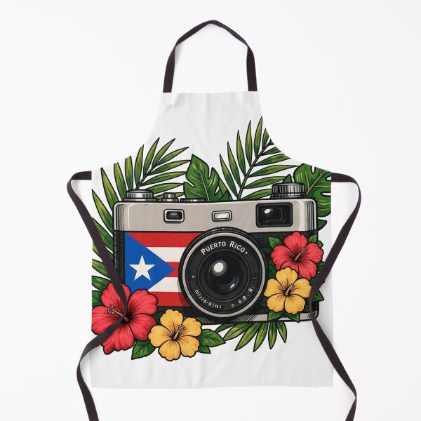 Item preview, Retro Puerto Rico Camera | Vintage Tropical Sticker for Travel Lovers designed and sold by StudioBase.
