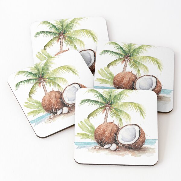 Item preview, Tropical Coconut Palm Tree Beach Summer Vacation designed and sold by TimelessEngrave.