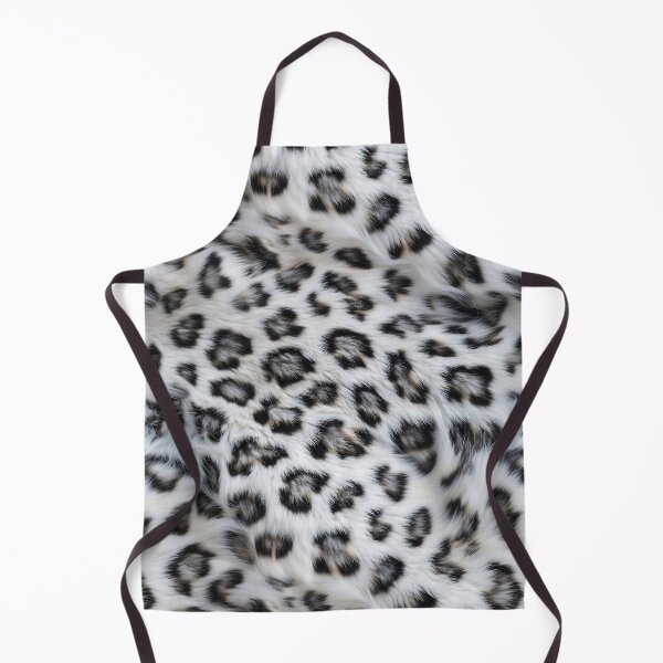Item preview, Snow Leopard Fur Pattern - Realistic White & Grey Rosette Design designed and sold by Nine Lives Studio.