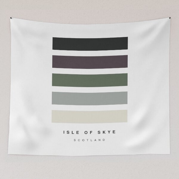 Item preview, ‘Isle of Skye’ Travel Hue Palette designed and sold by The Colourful Game.