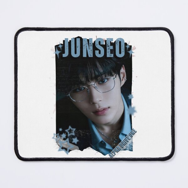 Item preview, ALPHA DRIVE ONEe (ALD1) Junseo Global KPOP Boy Group Black and White Collage Digital Art Portrait designed and sold by AJUNICE STUDIO.