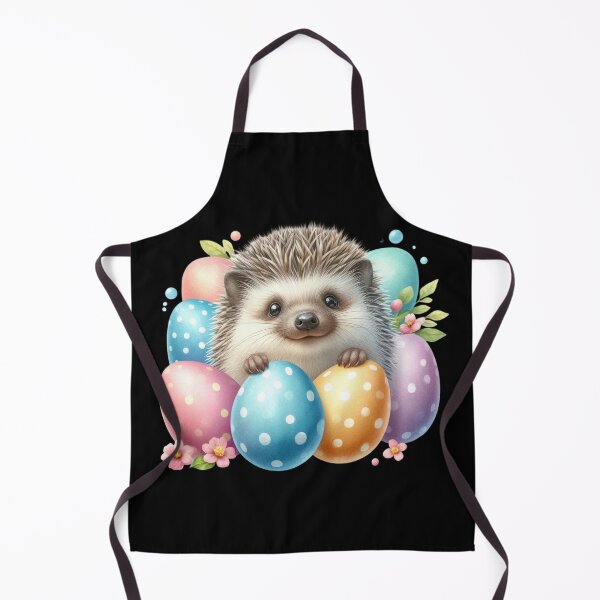 Item preview, Hedgehog and Colorful Easter Eggs designed and sold by Codavid85.