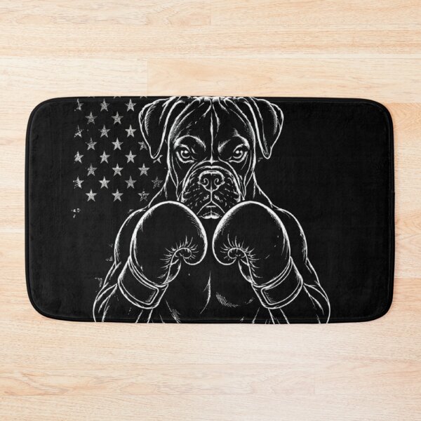 Item preview, Vintage Boxer Dog Boxing USA Line Art designed and sold by Petsthetic.