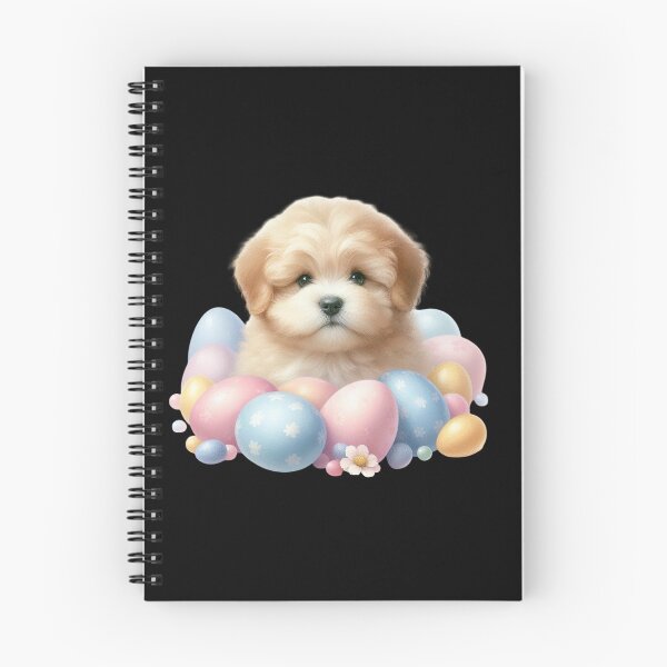 Item preview, Puppy Surrounded by Colorful Eggs designed and sold by Codavid85.