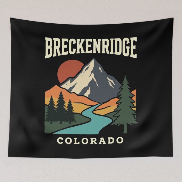 Item preview, Breckenridge Colorado Vintage Mountain Escape for Alpine Adventurers designed and sold by FreshVibe Prints.