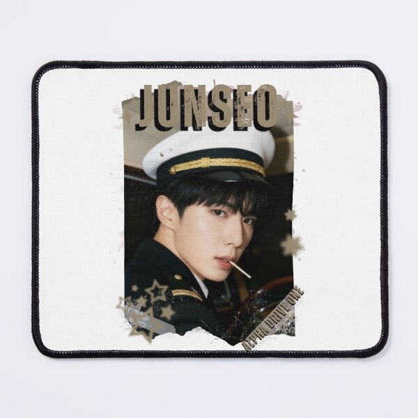 Item preview,  ALPHA DRIVE ONEe (ALD1) Junseo Global KPOP Boy Group Black and White Collage Digital Art Portrait designed and sold by AJUNICE STUDIO.