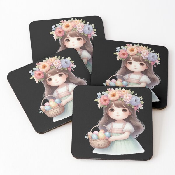Item preview, Girl with Floral Crown and Eggs designed and sold by Codavid85.
