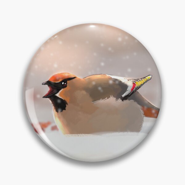 Item preview, Bohemian Waxwing designed and sold by EmeraldMintLeaf.