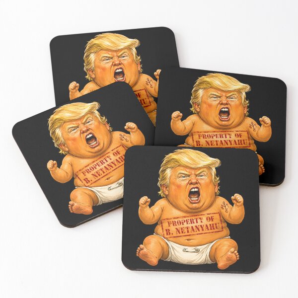 Item preview, Trump: Property of B. Netanyahu Political Baby Satire designed and sold by Victor Shadehorn.