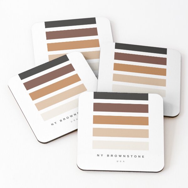 Item preview, ‘NY Brownstone’ Travel Hue Palette designed and sold by The Colourful Game.