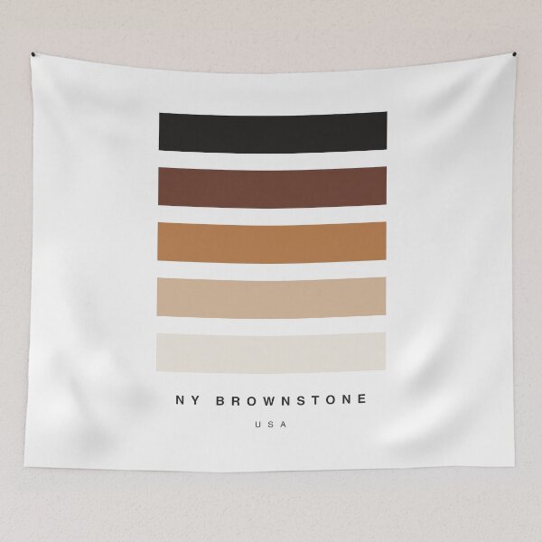 Item preview, ‘NY Brownstone’ Travel Hue Palette designed and sold by The Colourful Game.