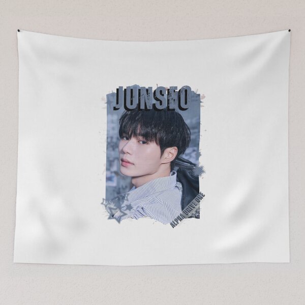 Item preview, ALPHA DRIVE ONEe (ALD1) Junseo Global KPOP Boy Group Black and White Collage Digital Art Portrait designed and sold by AJUNICE STUDIO.