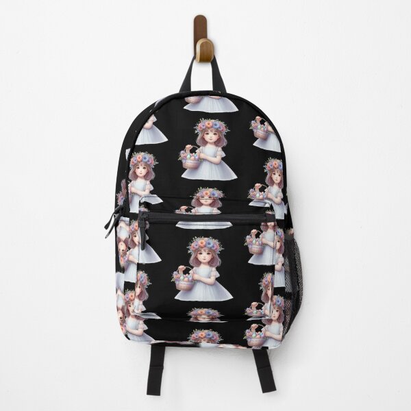 Item preview, Girl with Floral Crown and Basket designed and sold by Codavid85.