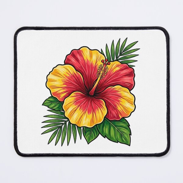 Item preview, Tropical Hibiscus Flower | Botanical Illustration designed and sold by StudioBase.
