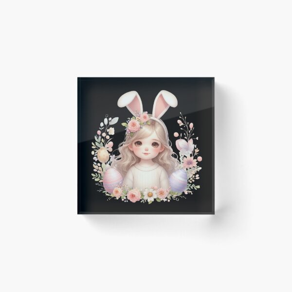 Item preview, Cute Child with Bunny Ears designed and sold by Codavid85.