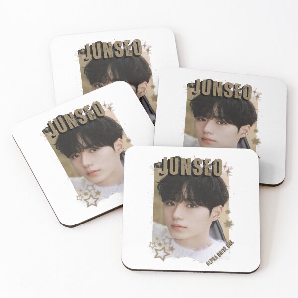Item preview, ALPHA DRIVE ONEe (ALD1) Junseo Global KPOP Boy Group Black and White Collage Digital Art Portrait designed and sold by AJUNICE STUDIO.
