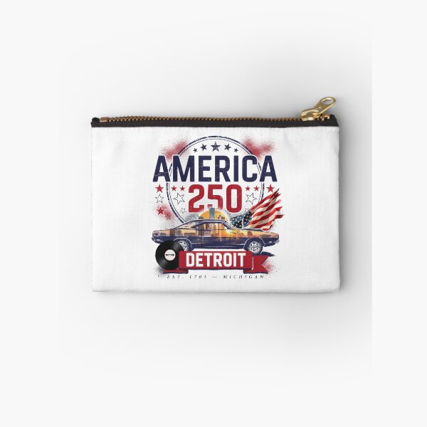 Item preview, America 250 Detroit Motown T-Shirt | Muscle Car Skyline Patriotic 1776-2026 Tee designed and sold by DarylWelsh2024.
