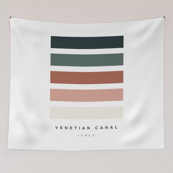 Item preview, ‘Venetian Canal’ Travel Hue Palette designed and sold by The Colourful Game.