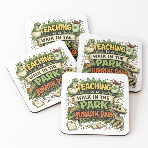 Item preview, Teaching Is a Walk in the Park – Funny Teacher Quote Design designed and sold by SP319.
