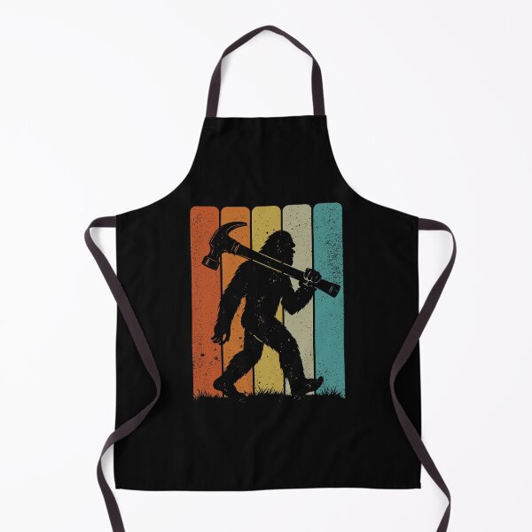 Item preview, Bigfoot Carpenter — Retro Sasquatch Woodworking designed and sold by gunaone-design.