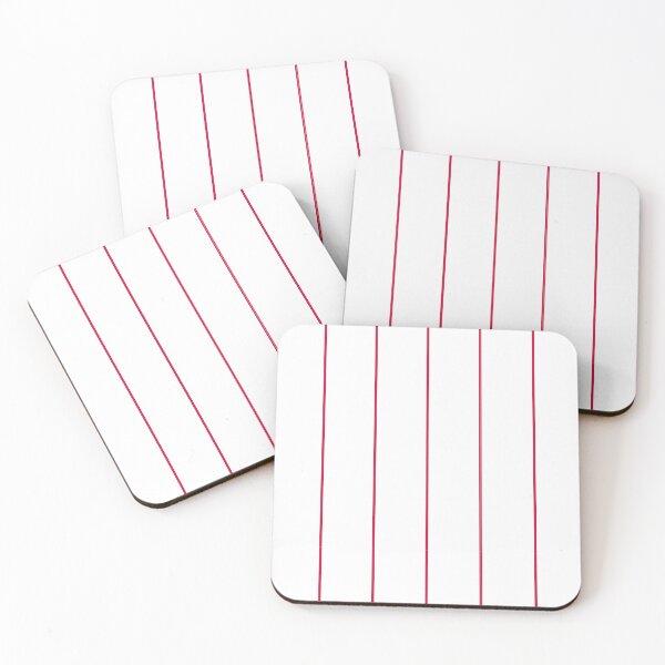 Item preview, Phillies Pinstripes Red Lines Home White/Baseball  designed and sold by Rolographics1.