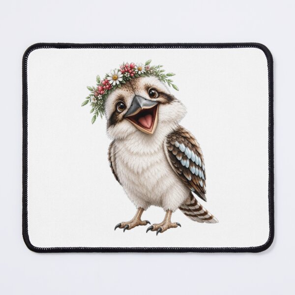 Item preview, Laughing Floral Kookaburra designed and sold by BRETT'S ART STUDIO.