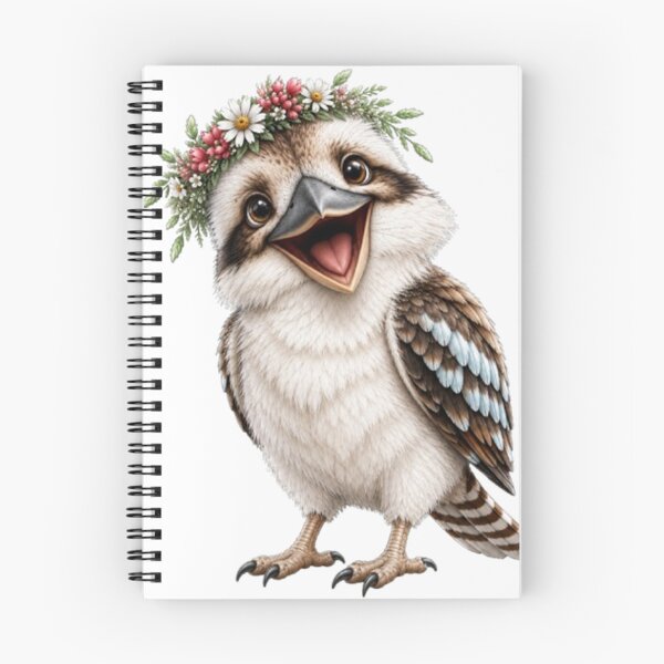 Item preview, Laughing Floral Kookaburra   designed and sold by BRETT'S ART STUDIO.