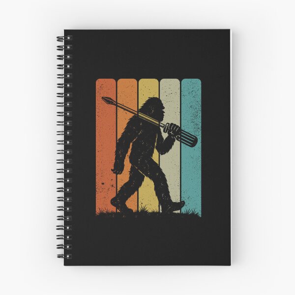 Item preview, Bigfoot Electrician - Retro Sasquatch carrying a Giant Screwdriver designed and sold by gunaone-design.