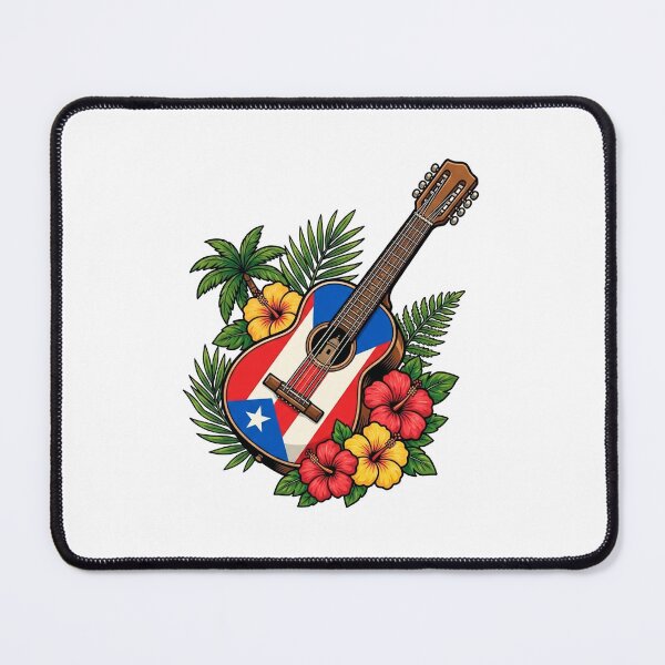 Item preview, Four Puerto Ricans with the Puerto Rican Flag | Boricua Tropical Art designed and sold by StudioBase.