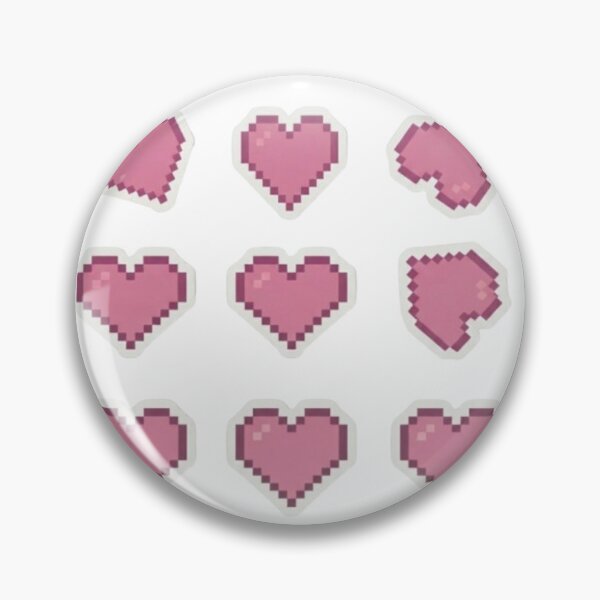 Item preview, Pink heart pixel love designed and sold by Purpleclomb.