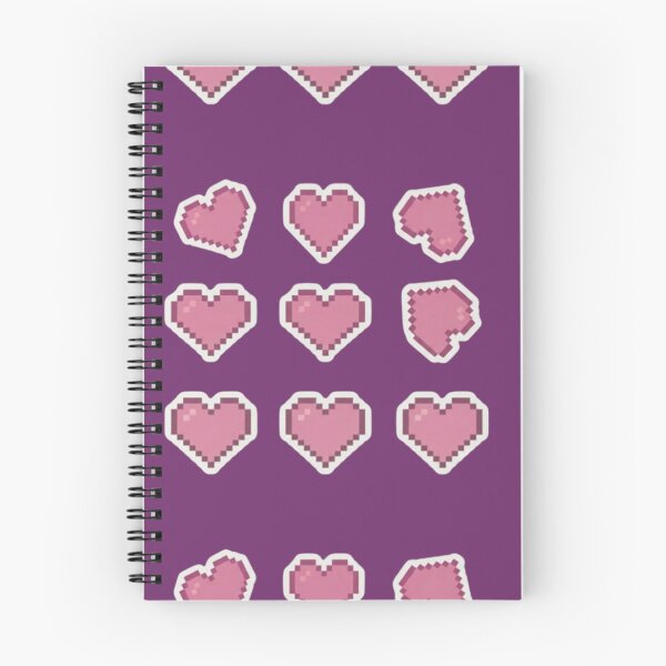 Item preview, Pink heart pixel love designed and sold by Purpleclomb.