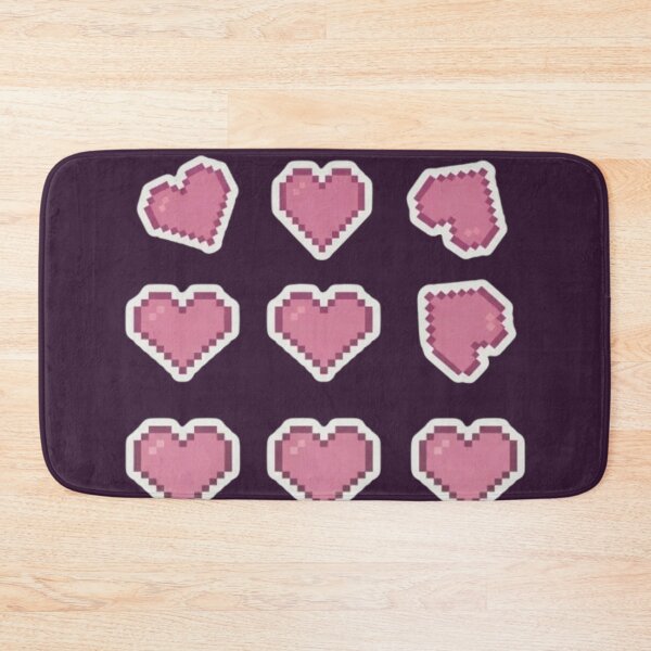 Item preview, Pink heart pixel love designed and sold by Purpleclomb.