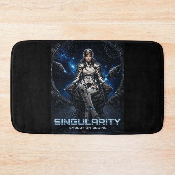 Item preview, Singularity Evolution Begins - Sci-Fi Cyborg Queen designed and sold by thirtyonestars.