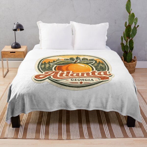 Item preview, Atlanta Peach Skyline designed and sold by CampAndCoast.