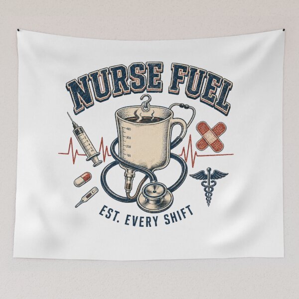 Item preview, Nurse Fuel Coffee  designed and sold by freshwear design.