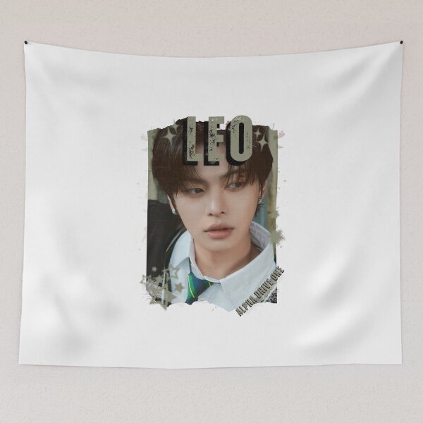 Item preview, ALPHA DRIVE ONEe (ALD1) Leo Global KPOP Boy Group Black and White Collage Digital Art Portrait designed and sold by AJUNICE STUDIO.