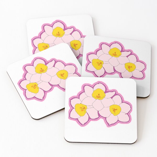 Item preview, Daffodil Yellow Center Watercolor/ Narcissus Poeticus designed and sold by Rare Botanical .
