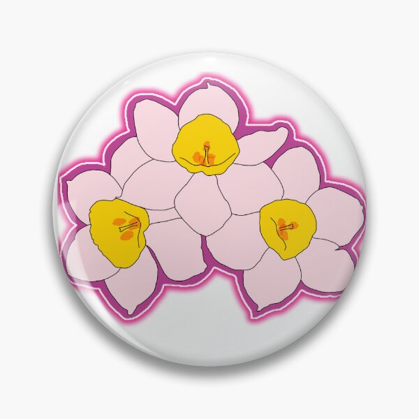 Item preview, Daffodil Yellow Center Watercolor/ Narcissus Poeticus designed and sold by RareBotanical .