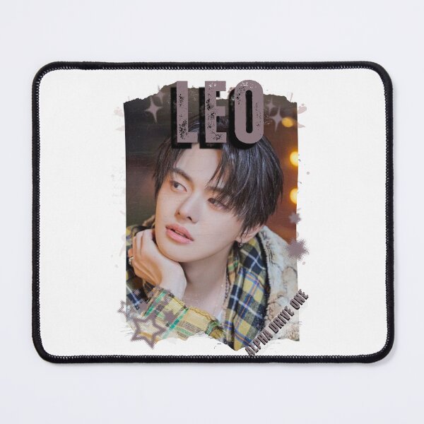 Item preview, ALPHA DRIVE ONEe (ALD1) Leo Global KPOP Boy Group Black and White Collage Digital Art Portrait designed and sold by AJUNICE STUDIO.