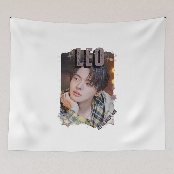 Item preview, ALPHA DRIVE ONEe (ALD1) Leo Global KPOP Boy Group Black and White Collage Digital Art Portrait designed and sold by AJUNICE STUDIO.