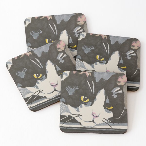 Item preview, Cat on Guitar Case designed and sold by SnazzyWolfArt.