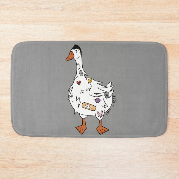 Item preview, Emo Goose with Tattoos & Piercings | Alternative Goth Bird Illustration designed and sold by aziza-doodles.